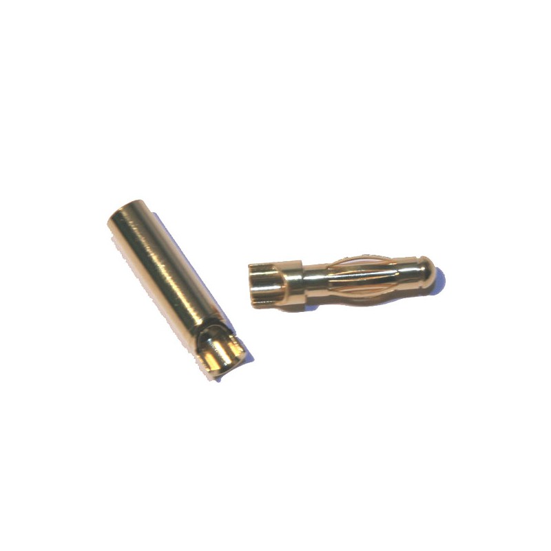 4mm gold plated connector