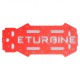 eTurbine - Optional Aluminium upper deck (Red) for TB250 racer