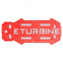 eTurbine - Optional Aluminium upper deck (Red) for TB250 racer