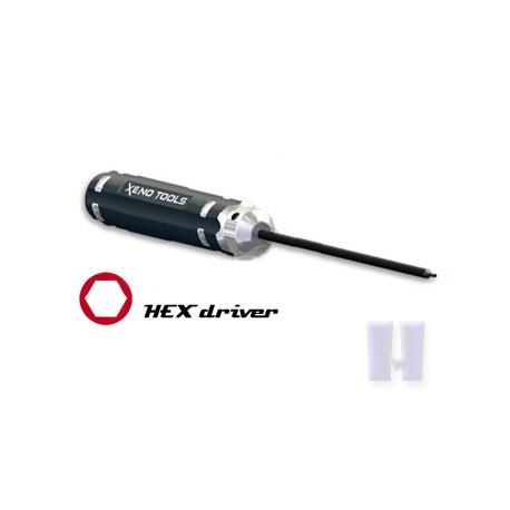 Xeno Tools 3.0mm hexagonal screwdriver