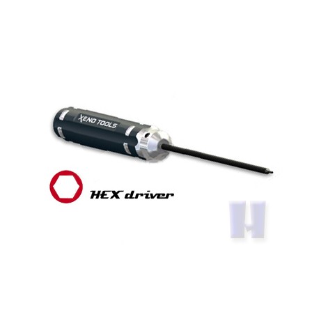 Xeno Tools 4.0mm hexagonal screwdriver