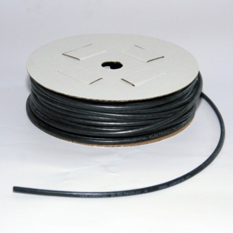 1,5mm² silicone isolated copper flexible wire (black)