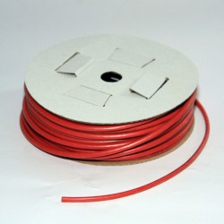 Cable multibrins cuivre silicone 1,5mm² rouge