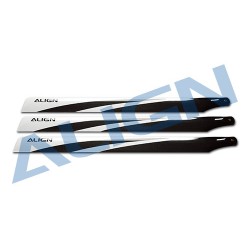690mm carbon fiber Blades (x3) for Align T-Rex 700 rc helicopter (HD690D)