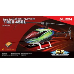 Hélicoptère Align T-REX 450L Dominator Super Combo (6S) Microbeast Plus (RH45E21B)