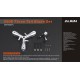 Align T-Rex 550E/600 rc helicopter three tail blade set (H55T005XXW)