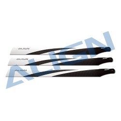 520mm carbon fiber main blades (x3) for Align T-REX 550 rc helicopter (HD520D)