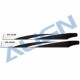 380mm carbon fiber blades (black) for Align T-REX 470 rc helicopter - HD380A