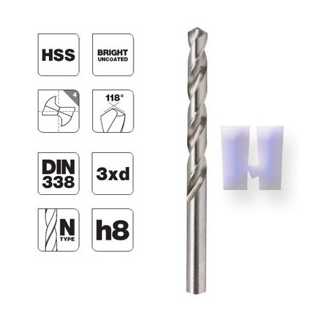 Forêt HSS diamètre 2mm