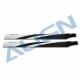 550mm carbon fiber main blades (black/white) for Align T-REX 550 rc helicopter (HD550B)