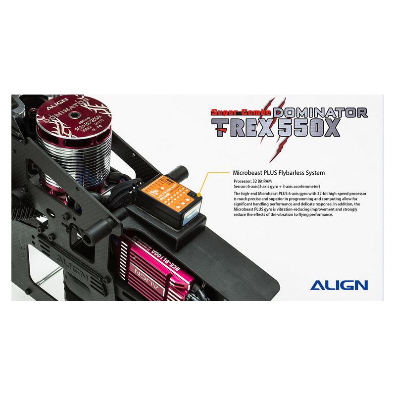 Bloc De Roulement Align Pour T-Rex 550X – H55B007AXT – Neuf Sous Blister