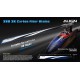 380mm carbon fiber main blades (blue) for Align T-REX 470 rc helicopter - HD380B