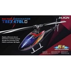 Hélicoptère Align T-REX 470LM Dominator Combo (RH47E04X)