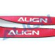 Align radio strap - Cherry Red - HOS00011