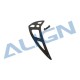 Align T-REX 550X rc heli carbon fiber vertical stabilizer (H55T006XX)