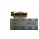 4mm gold plated male connector