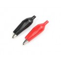 Alligator Clip - Small 8mm - Red and Black