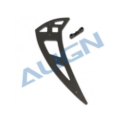 Align T-REX 600XN rc helicopter carbon fiber vertical stabilizer (H6NT003XX)