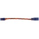 JR Straight Extension Wire - 0,5mm² - 100mm - PVC Wire