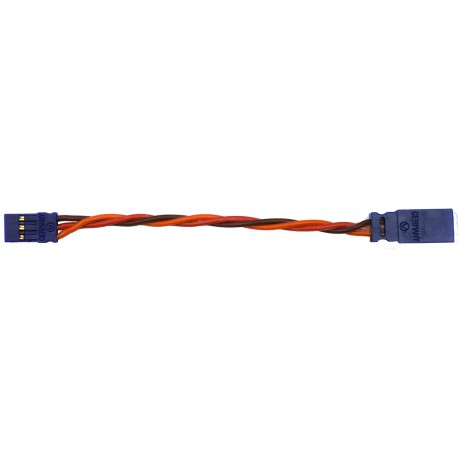 JR Straight Extension Wire - 0,5mm² - 100mm - PVC Wire