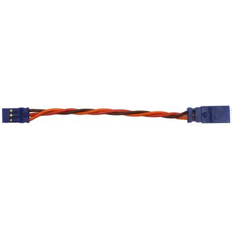 JR Straight Extension Wire - 0,35mm² - 100mm - PVC Wire