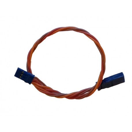 JR Straight Extension Wire - 0,35mm² - 250mm - Silicon Wire