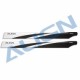 470mm carbon fiber main blades (black/white) for Align T-Rex 500X rc helicopter - HD470A