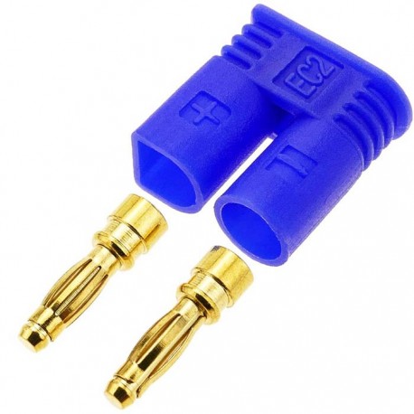 EC2 Style Male Connector With 10cm 16AWG Wire - For Losi, E-Flite RC Vehicles