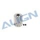 Pignon moteur hélicoidal 16 dents hélicoptère télécommandé Align T-Rex 550/650X (H55G003XX)