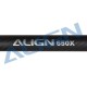 Align T-REX 650X rc heli carbon fiber tail boom (H65T003XX)