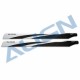 650mm carbon fiber blades (black/white) for T-REX 650X rc helicopter (HD650B)