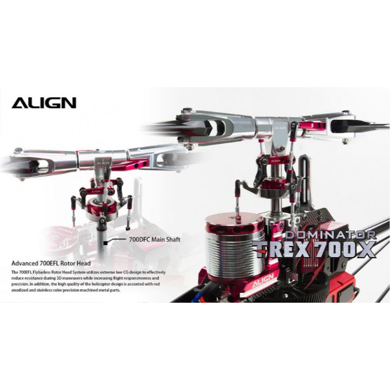 Align T-REX 700X Dominator Top Super Combo RC Helicopter (RH70E35A)