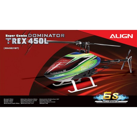Align T-REX 450L Dominator Combo (6S) rc helicopter (RH45E23X)