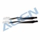 Pales fibre de carbone 520mm (noir/blanc) hélico rc electrique Align T-Rex 550 (HD520C)