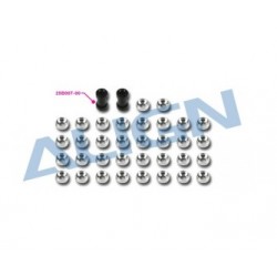 Set rondelles spéciales hélicoptère radio commandé Align T-Rex 250 (H25054A)