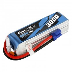 GENS ACE 3000 mAh 6S1P 60C soft pack LiPo battery