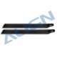 425mm carbon fiber blades (black) for Align T-REX 500 rc helicopter - HD420K