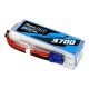 Gens ace 3700mAh 22.2V 60C 6S1P Lipo Battery Pack with EC5 Plug Class 500/550/600 rc helicopter or rc airplane