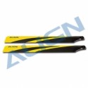 600N Carbon Fiber Blades yellow - Align HD600F