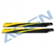 ALIGN 600 カーボンファイバーブレード（イエロー）【HD600F】 600n-carbon-fiber-blades-