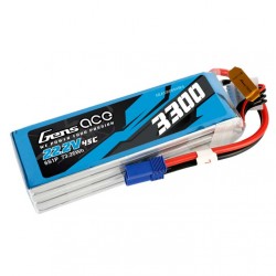 GENS ACE 3300 mAh 6S1P 45C LiPo battery pack