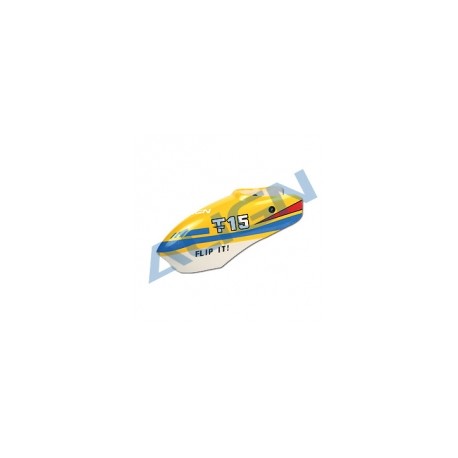 Align T15 rc helicopter yellow painted canopy (HC1522)