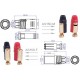 AS150 Amass Anti Spark Male Connector (red)