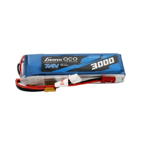 Pack LiPo GENS ACE 3000 mAh 2S/1P