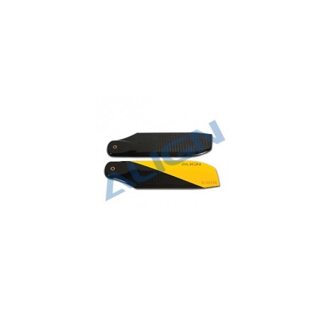 105mm carbon fiber tail Blade - Yellow (Align HQ1050F)