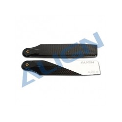 105 Carbon Fiber Tail Blade - black-black/white (HQ1050G)