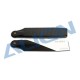 105mm carbon fiber tail blade Align T-Rex 650/700/TB70 rc helicopter - black-black/white (HQ1050G)