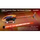 Tube de queue carbone orange hélicoptère radio commandé Align TB60 (HB60T002XO)