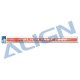 Tube de queue carbone orange hélico rc électrique brushless Lipo Align TB60 (HB60T002XO)