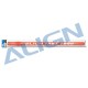Tube de queue carbone orange hélico rc électrique brushless Lipo Align TB60 (HB60T002XO)